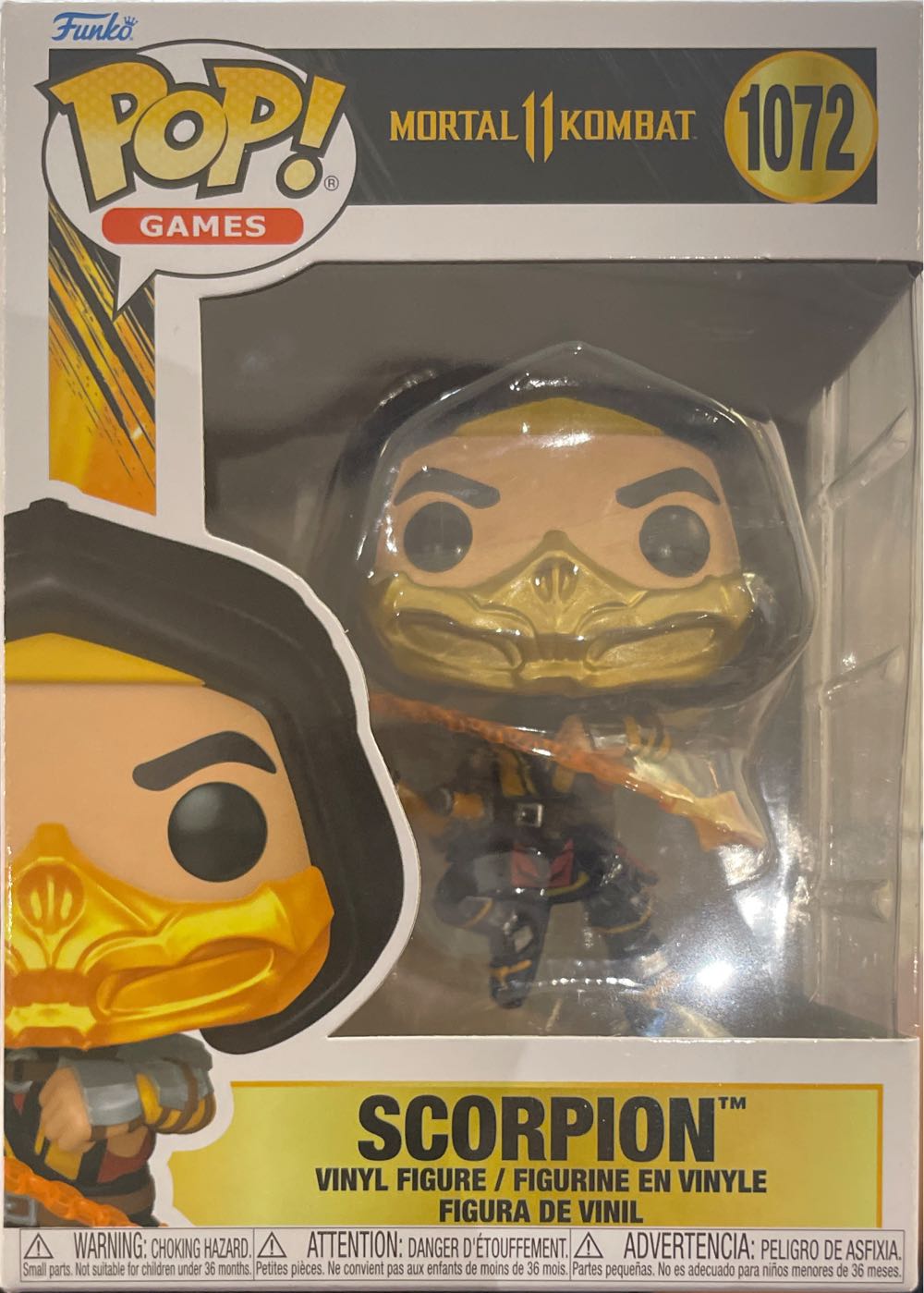 Mortal Kombat -1072- Scorpion - Mortal Kombat vinyl figure collectible [Barcode 889698803052] - Main Image 4