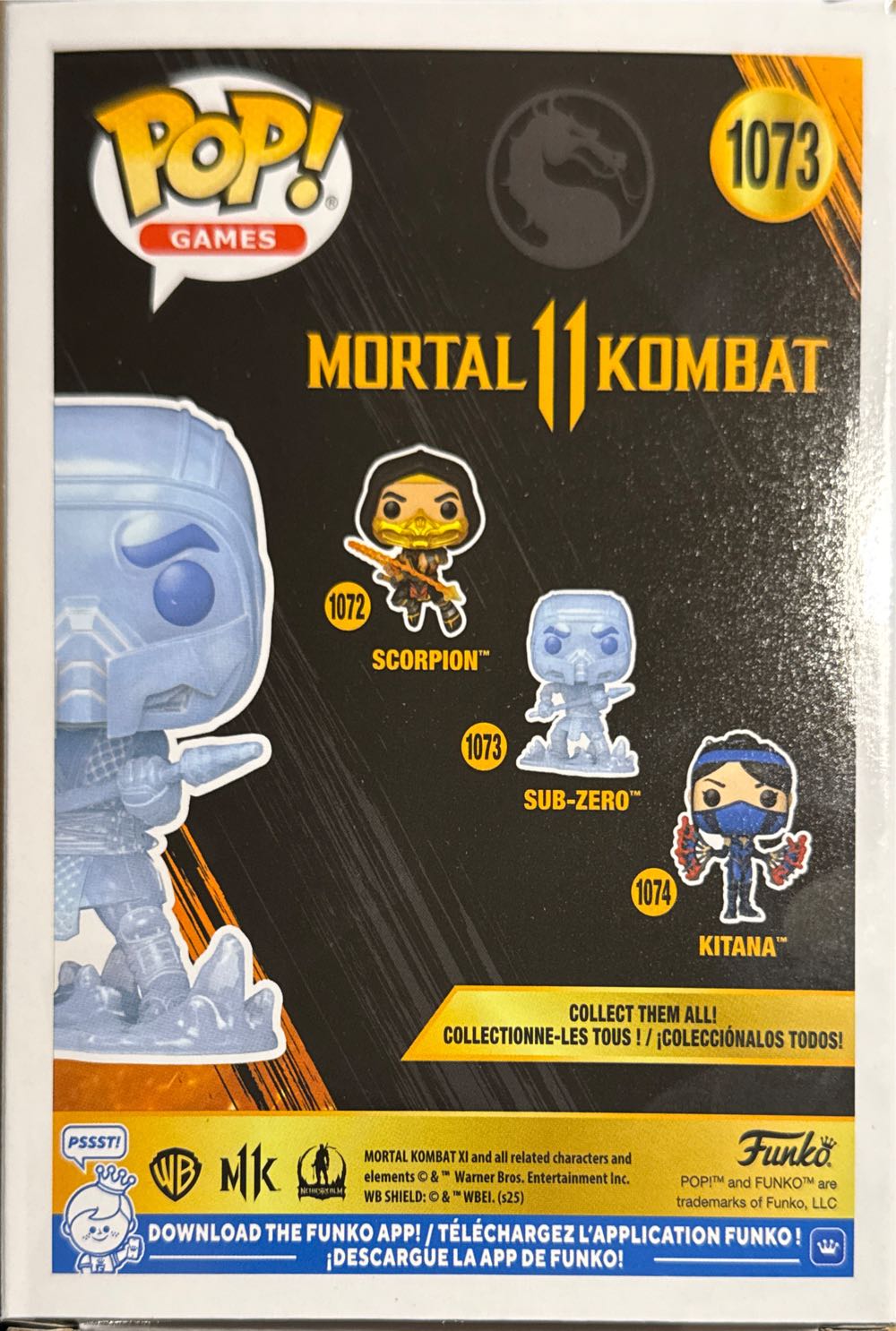 MK11: Sub-Zero - Mortal Kombat vinyl figure collectible [Barcode 889698803069] - Main Image 3
