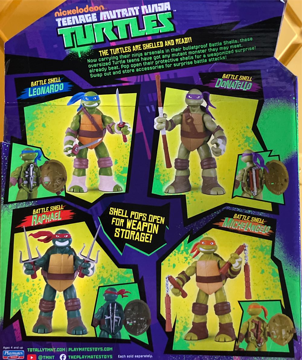 Battle Shell Leonardo - Teenage Mutant Ninja Turtles vinyl figure collectible - Main Image 2