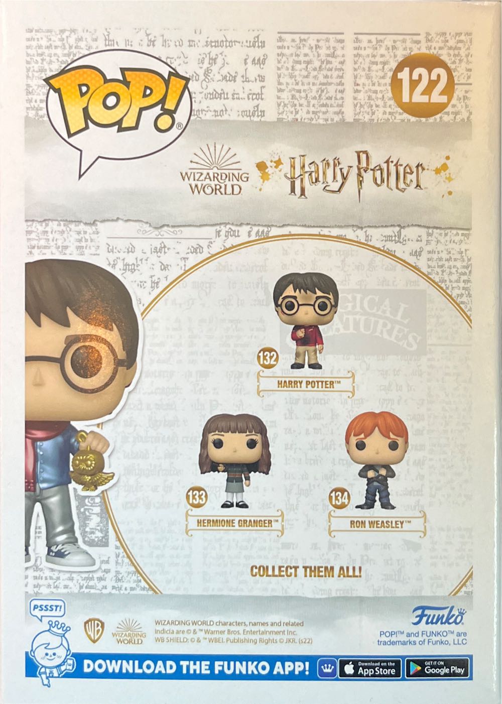 Harry Potter (w/Owl Metallic) - Harry Potter vinyl figure collectible [Barcode 889698636605] - Main Image 3
