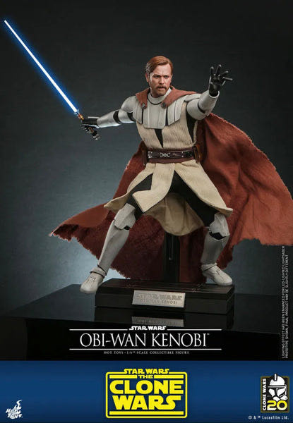 Obi Wan Clone Wars Hot Toys  vinyl figure collectible - Main Image 2
