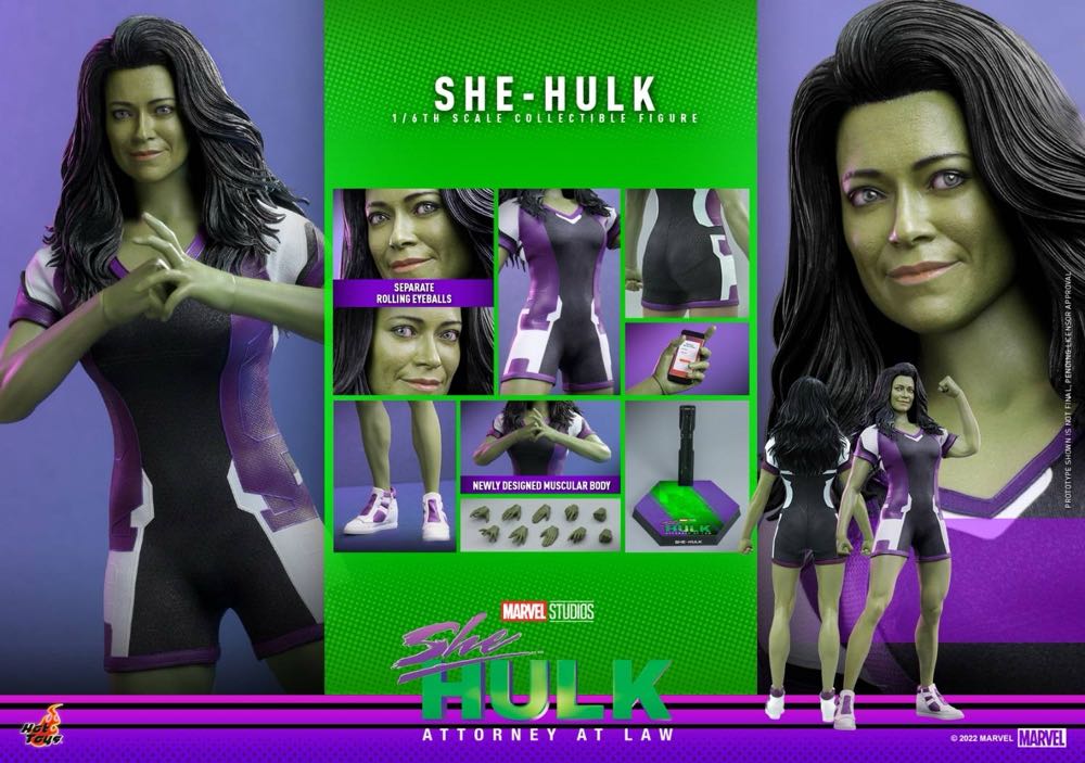 She Hulk Hot Toys   vinyl figure collectible - Main Image 3