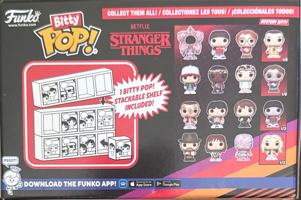 Funko Pop Bitty: Stranger Things Eleven With Waffles Mike Jonathan And Mystery Chase Figure Style May Vary And A Surprise Mystery Mini Figure 0.9 Inch 2.2 Cm Collectable - Stranger Things vinyl figure collectible [Barcode 889698836630] - Main Image 2