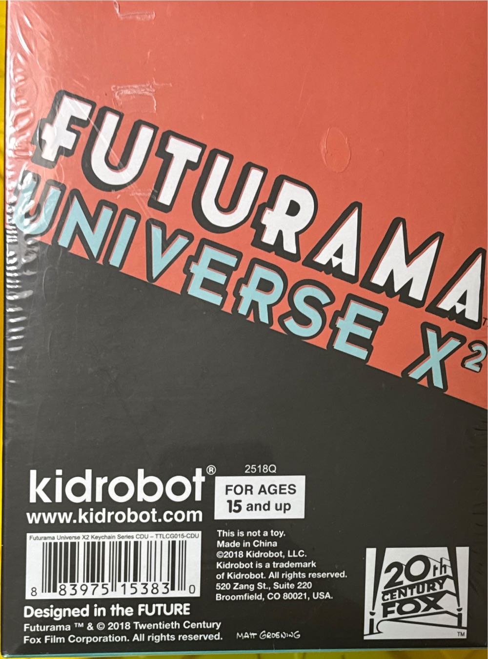 Futurama Vinyl Keychain Series 2 Universe X2 3 Mystery ...  vinyl figure collectible [Barcode 883975153830] - Main Image 3