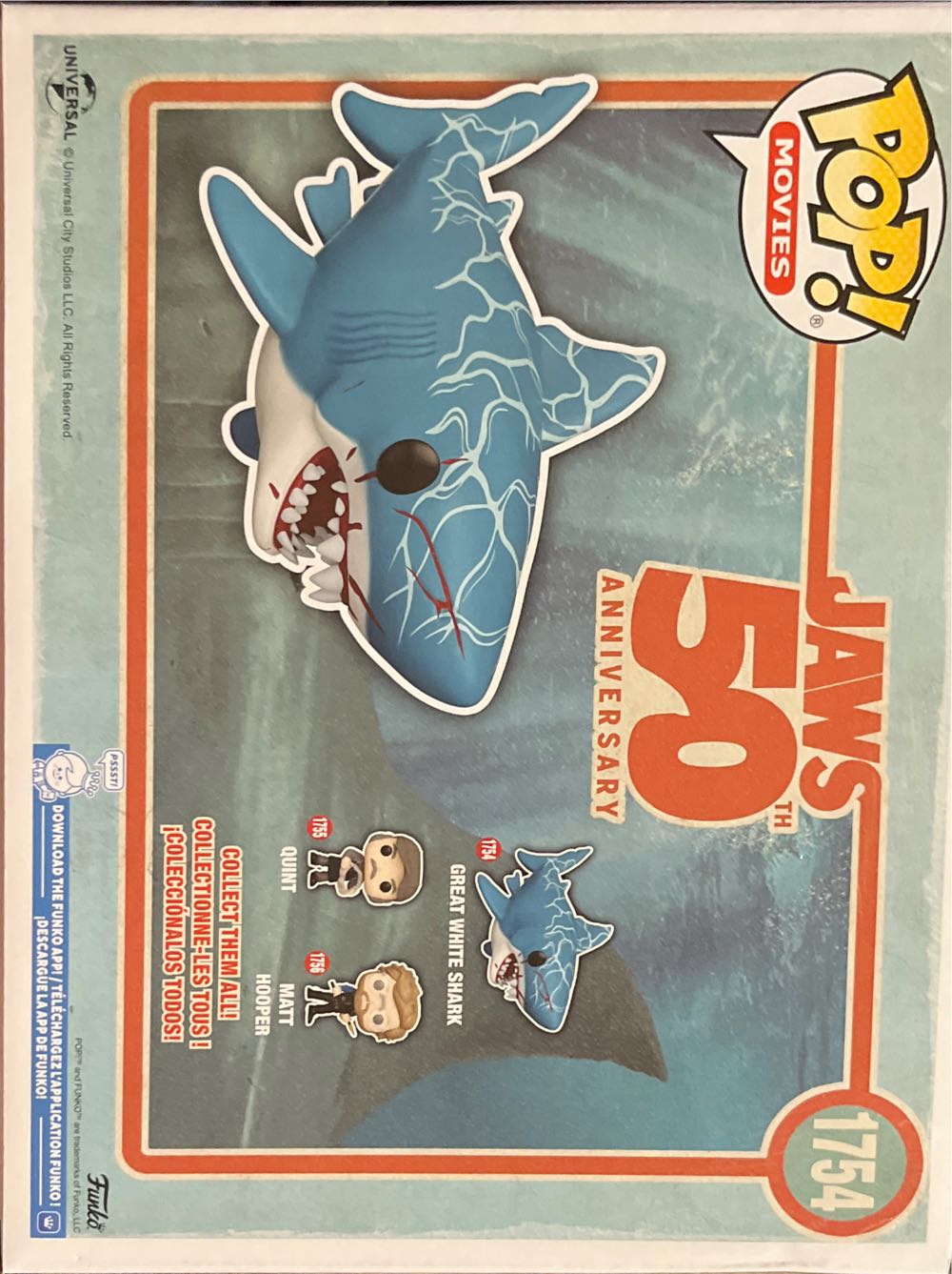 JAWS 50th: Great White Shark - Jaws vinyl figure collectible [Barcode 889698839730] - Main Image 3