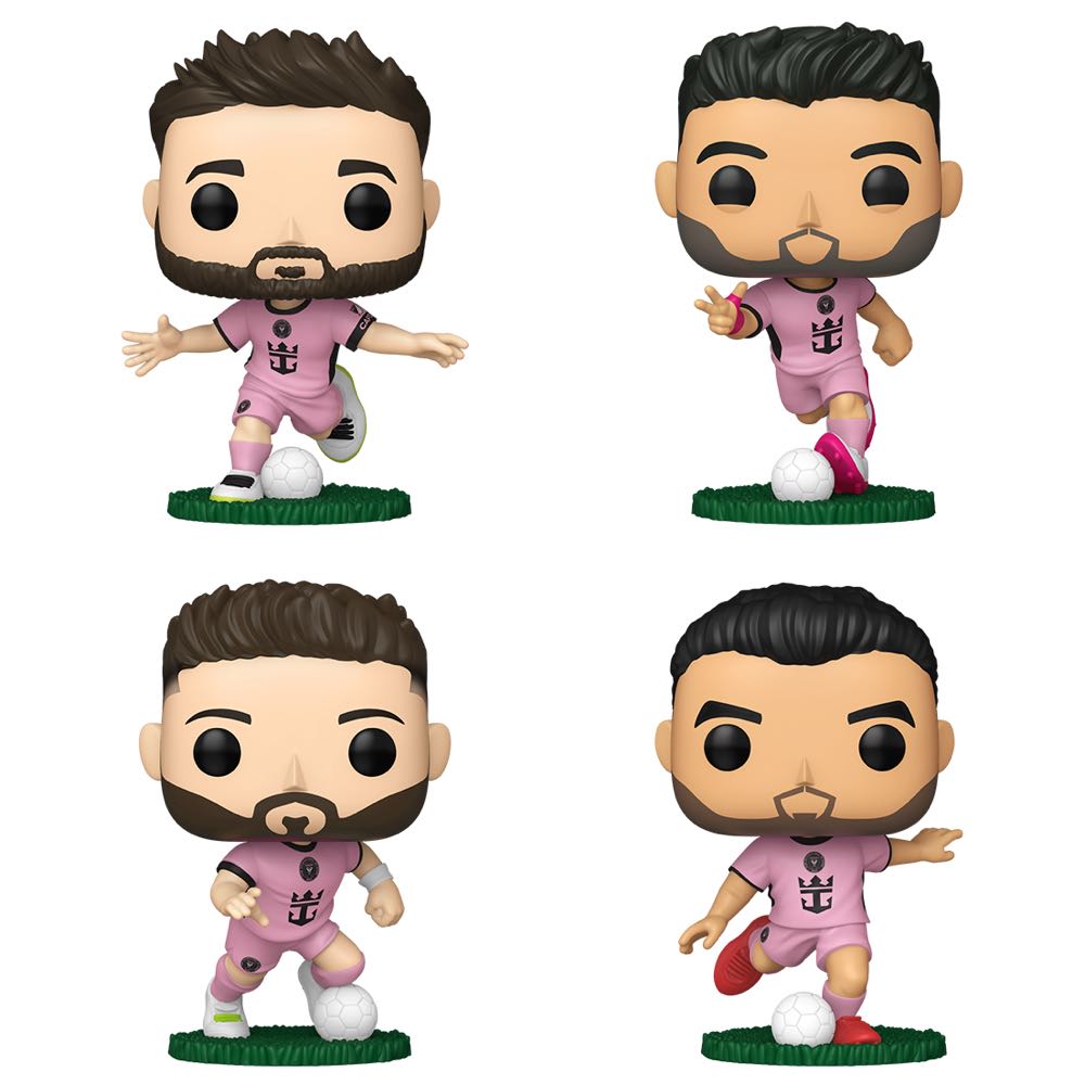 Lionel Messi / Luis Suárez / Jordi Alba / Sergio Busquets (Inter Miami) 4-Pack  vinyl figure collectible [Barcode 889698879736] - Main Image 3