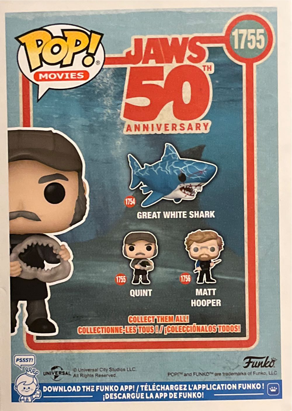 Quint - Jaws vinyl figure collectible [Barcode 889698839747] - Main Image 3