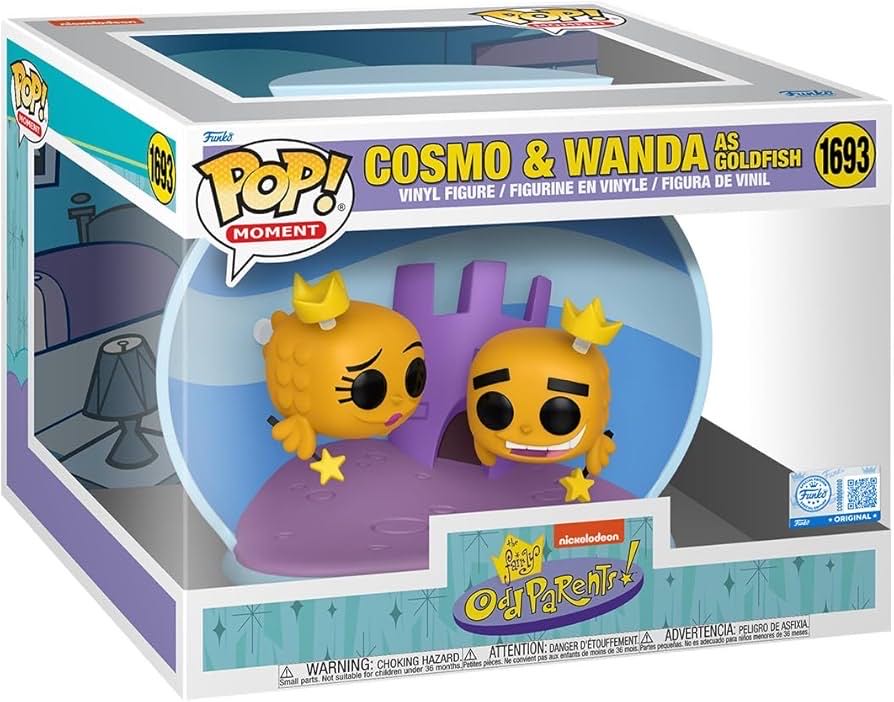 Cosmo & Wanda As Goldfish  vinyl figure collectible [Barcode 889698853385] - Main Image 2