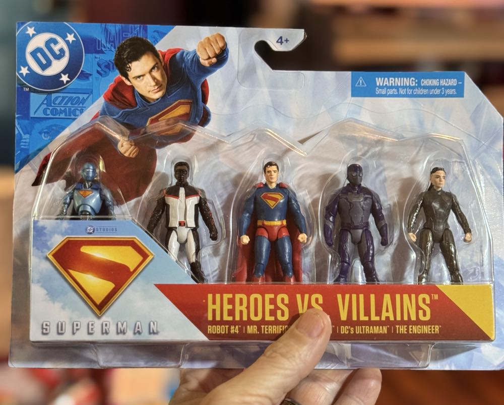 Dc Comics Superman Heroes Vs. Villains 5-pack 3-inch Action Figure Stylized Superhero Figures  vinyl figure collectible [Barcode 681147076099] - Main Image 2