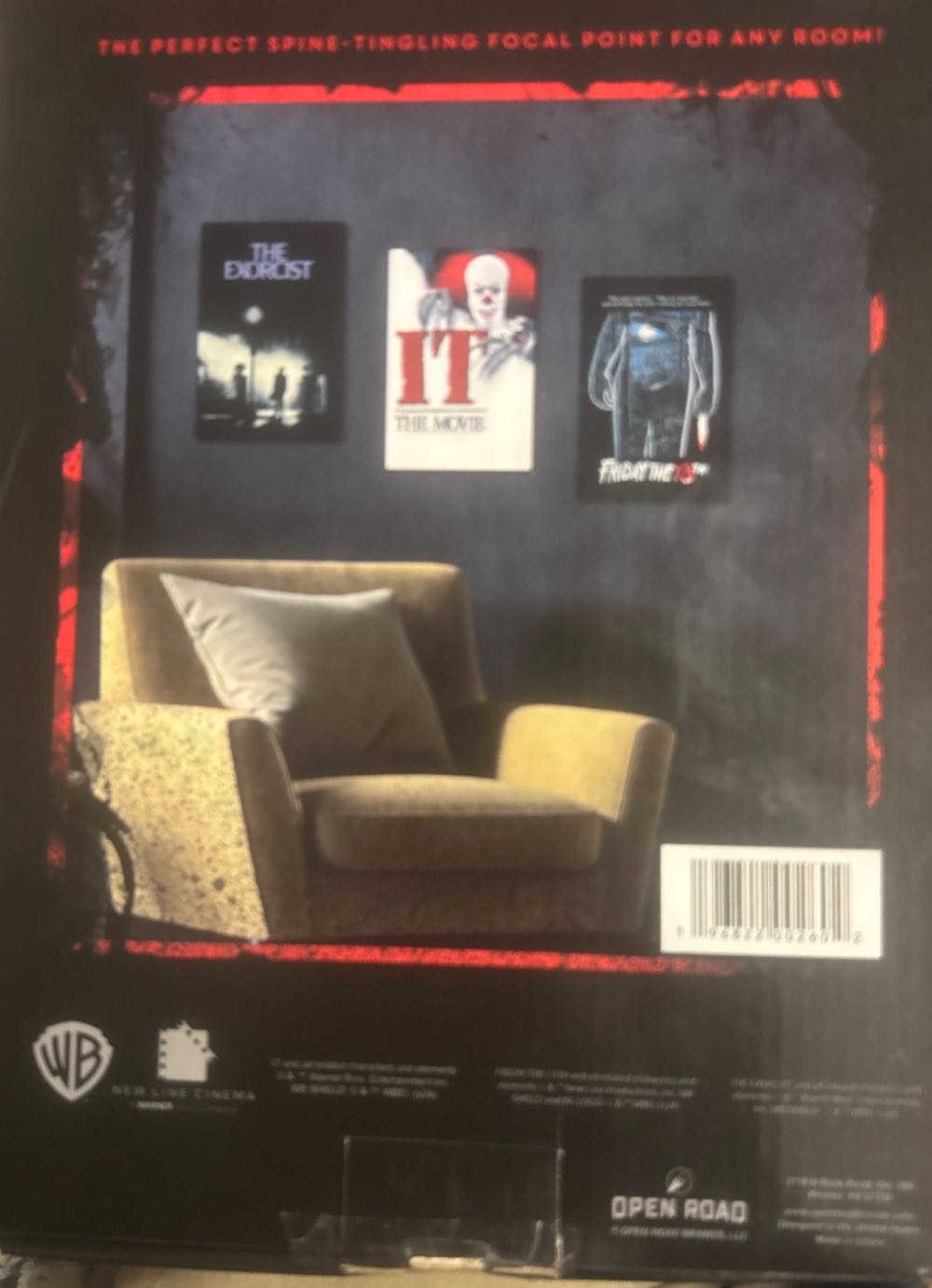 Warner Bros Set Of 3 Horror Movie Metal Wall Art  vinyl figure collectible [Barcode 196822002602] - Main Image 2