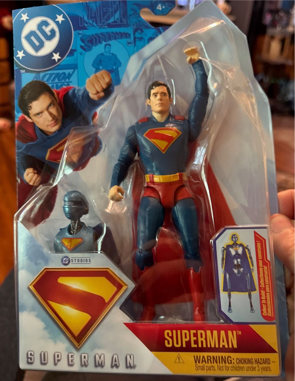 Dc Comics Superman 6-inch Action Figure With Robot #4 Authentic Superman Movie - DC: Superheroes vinyl figure collectible [Barcode 681147076105] - Main Image 2