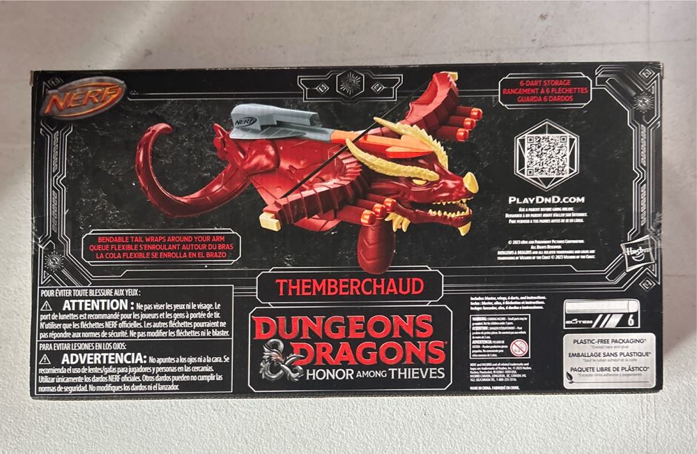 #000 Nerf: Dungeons & Dragons: Themberchaud Dart Crossbow - Dungeons & Dragons vinyl figure collectible [Barcode 195166205885] - Main Image 2