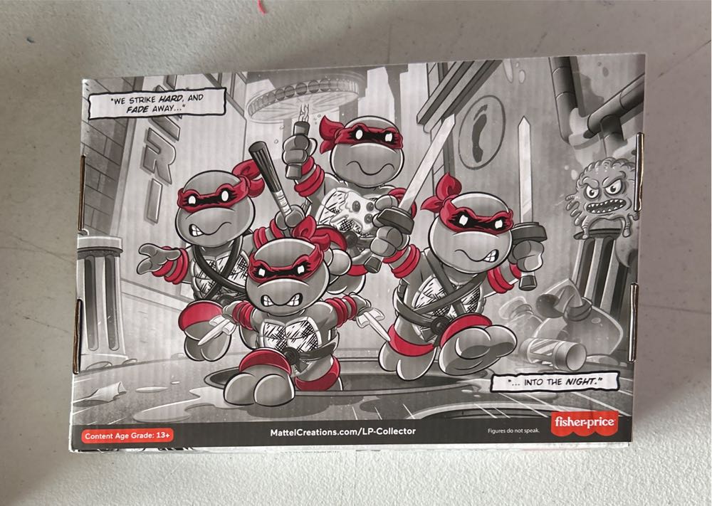 Little People Collector Teenage Mutant Ninja Turtles: Origins Special Edition Turtles Ed Set  vinyl figure collectible [Barcode 194735261666] - Main Image 2