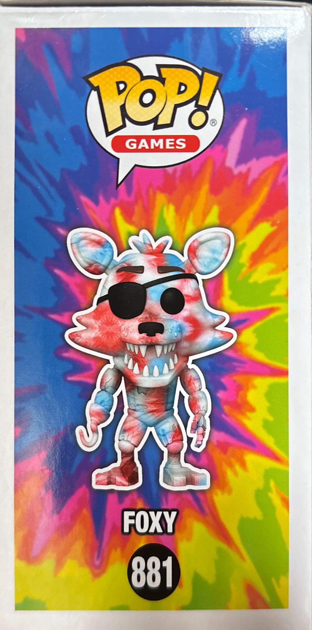 Foxy Tye Dye 881  vinyl figure collectible [Barcode 889698642316] - Main Image 2