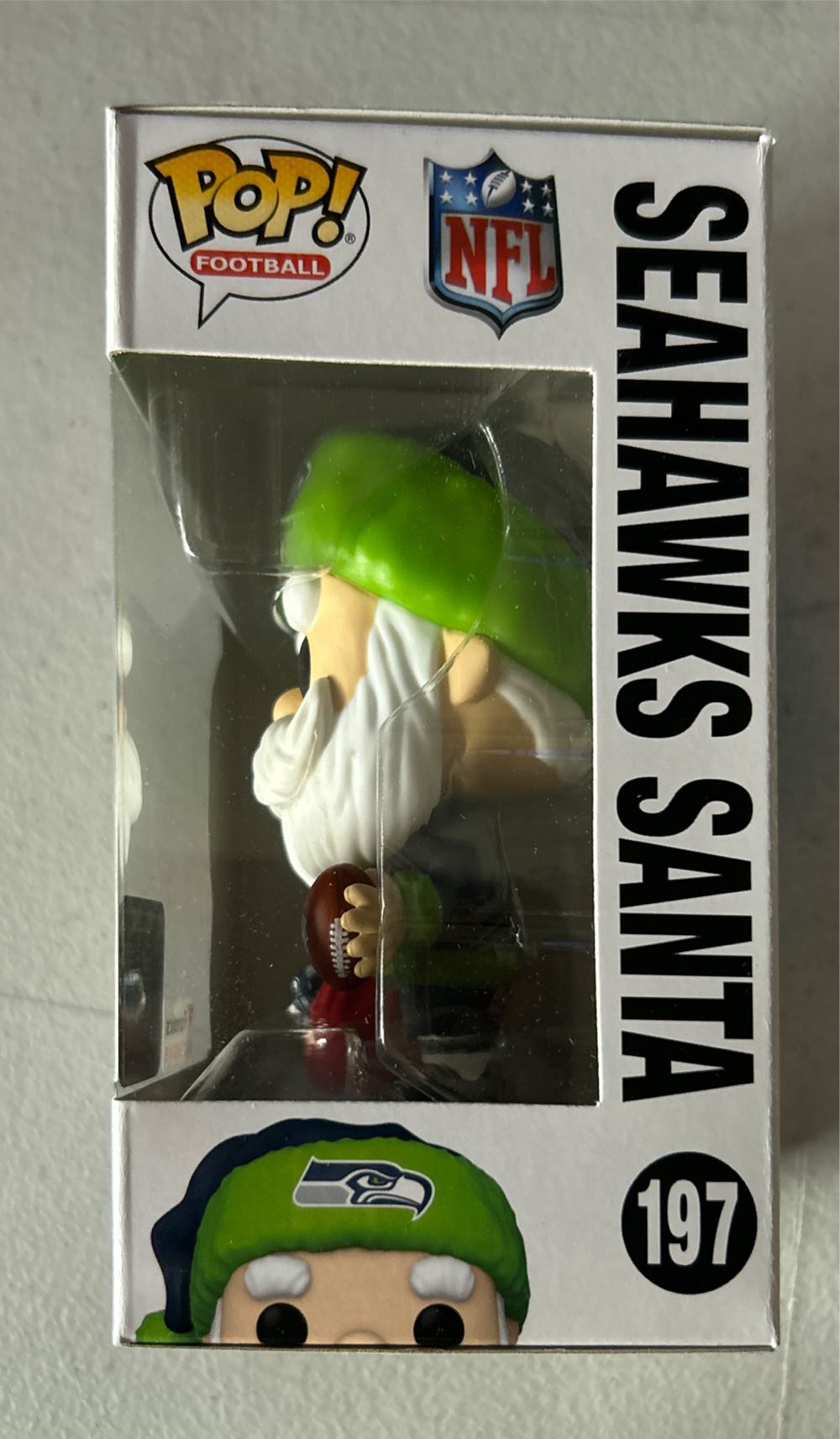 Seahawks Santa - NFL vinyl figure collectible [Barcode 889698775236] - Main Image 2