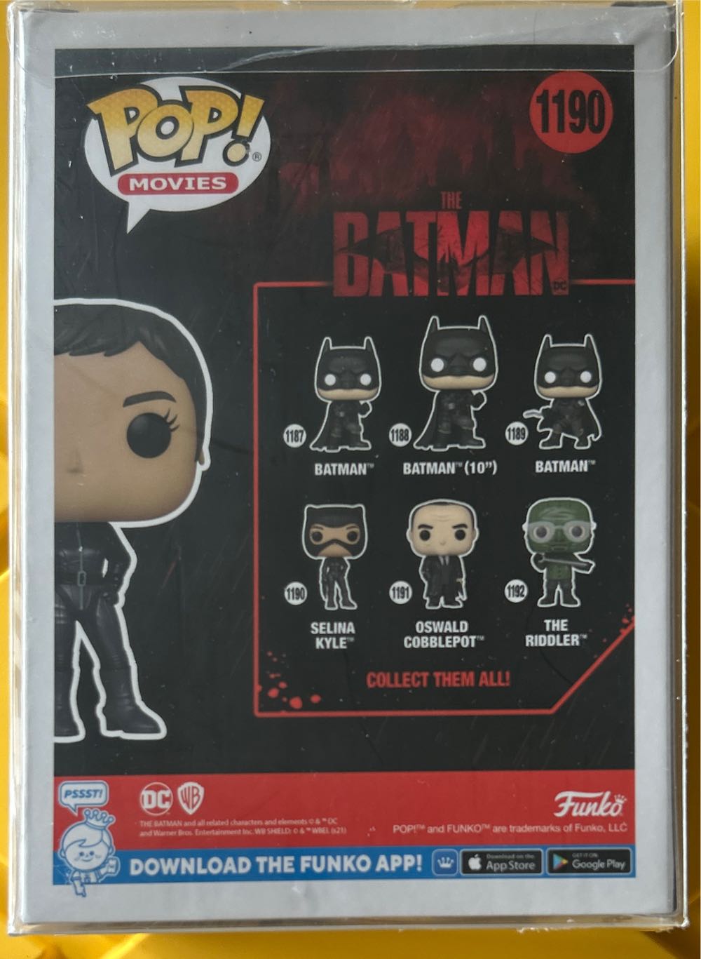 #1190 Movies: The Batman: Selina Kyle (Chase)  vinyl figure collectible [Barcode 736373768895] - Main Image 3