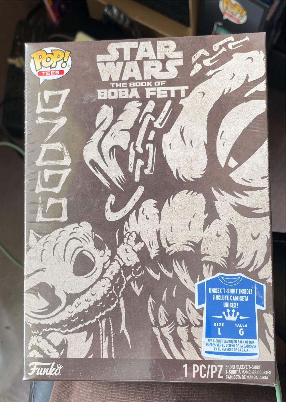 T-Shirt Grogu With Rancor  vinyl figure collectible [Barcode 889698727396] - Main Image 2