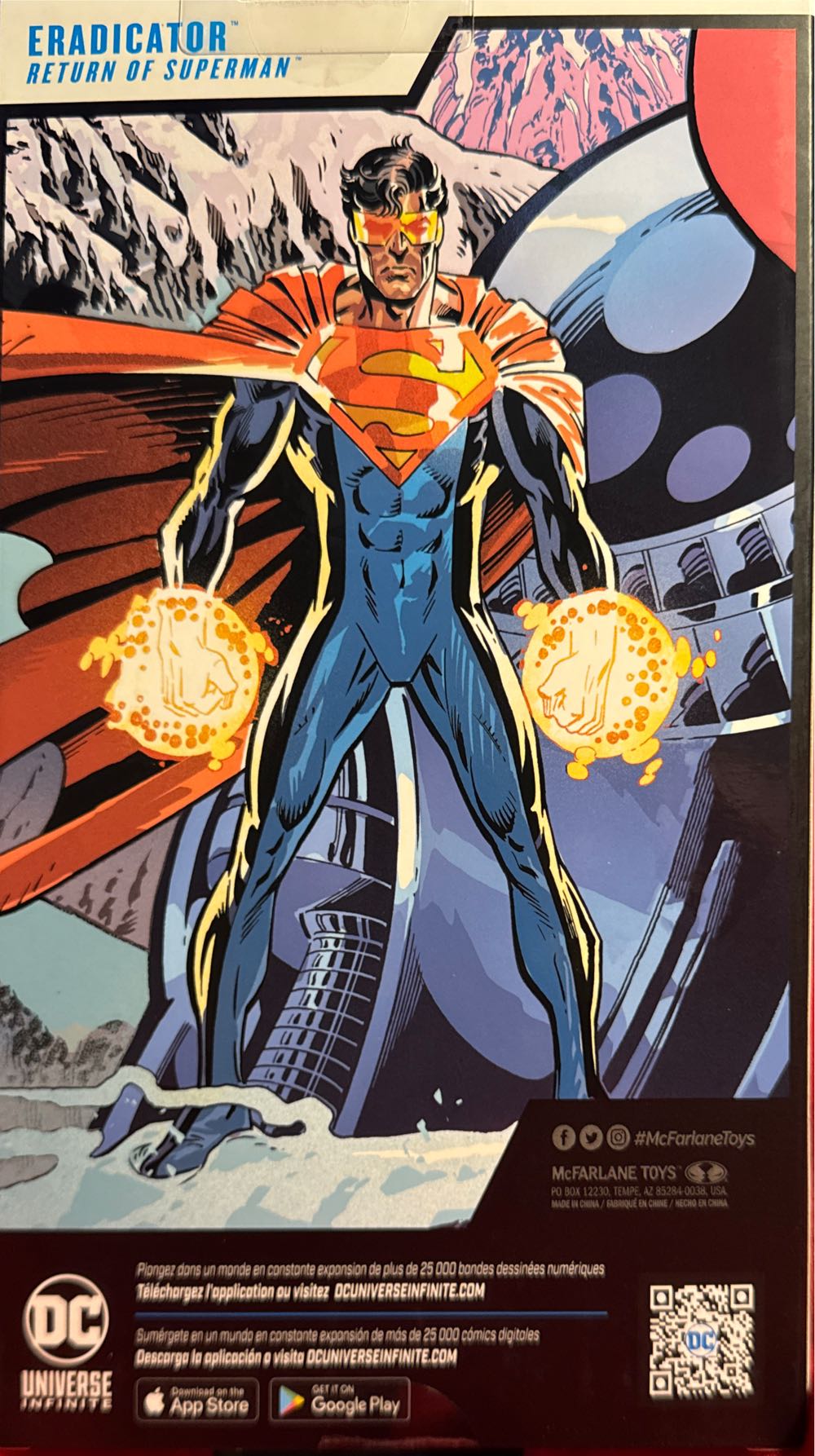 Mcfarlane Toys Dc Multiverse Eradicator Return Of Superman 7in Action Figure  vinyl figure collectible [Barcode 787926174083] - Main Image 3