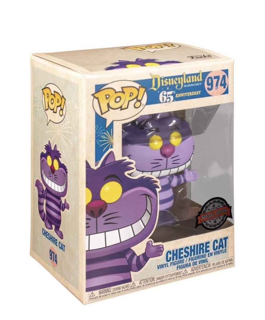 Cheshire Cat (65th) - Disney vinyl figure collectible [Barcode 889698513746] - Main Image 2