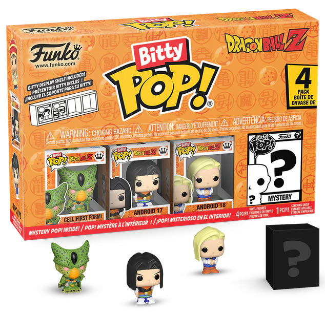 Bitty Pop! Dragon Ball Z Series 2 Cell Android 17 Android 18 - Dragon Ball Z vinyl figure collectible [Barcode 889698730242] - Main Image 3