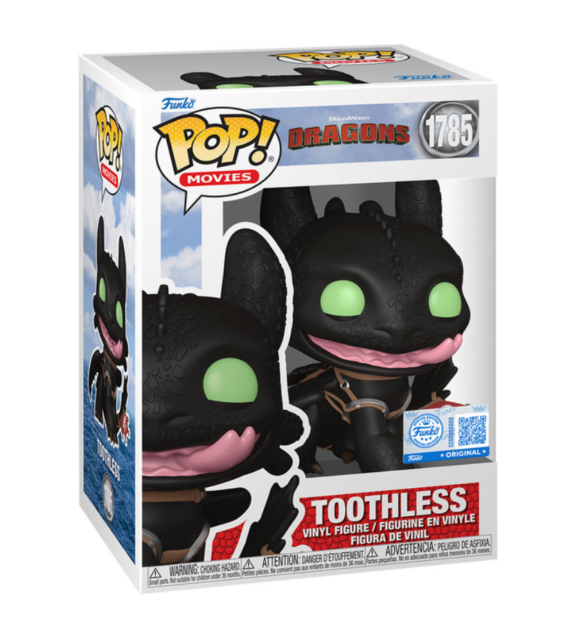 Toothless - How to Train Your Dragon vinyl figure collectible [Barcode 889698852487] - Main Image 2