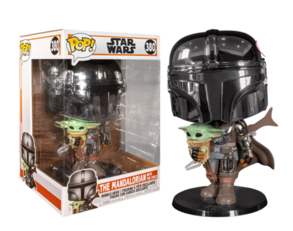 The Mandalorian with The Child - Star Wars: The Mandalorian vinyl figure collectible [Barcode 889698499316] - Main Image 3