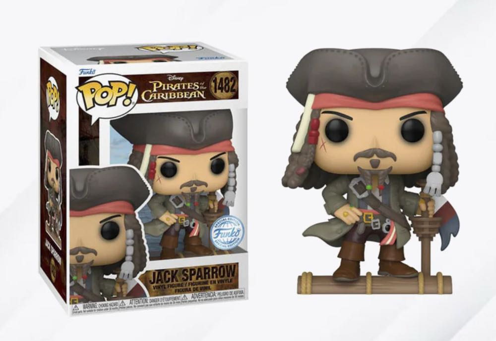 Jack Sparrow - Pirates of the Caribbean vinyl figure collectible [Barcode 889698819404] - Main Image 3