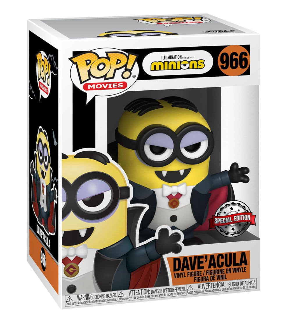 Dave’Acula  vinyl figure collectible [Barcode 889698468916] - Main Image 2