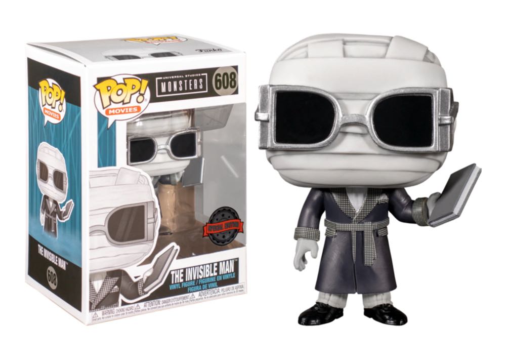 The Invisible Man - Universal Monsters vinyl figure collectible [Barcode 889698468565] - Main Image 3