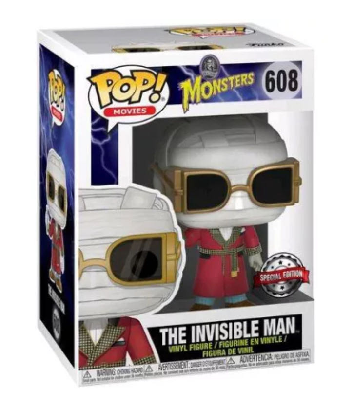 The Invisible Man - Universal Monsters vinyl figure collectible [Barcode 889698329613] - Main Image 2