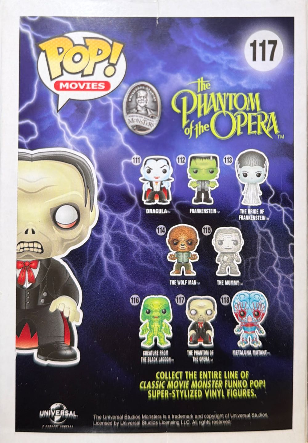 Phantom of the Opera, The - Universal Monsters vinyl figure collectible [Barcode 849803042127] - Main Image 4