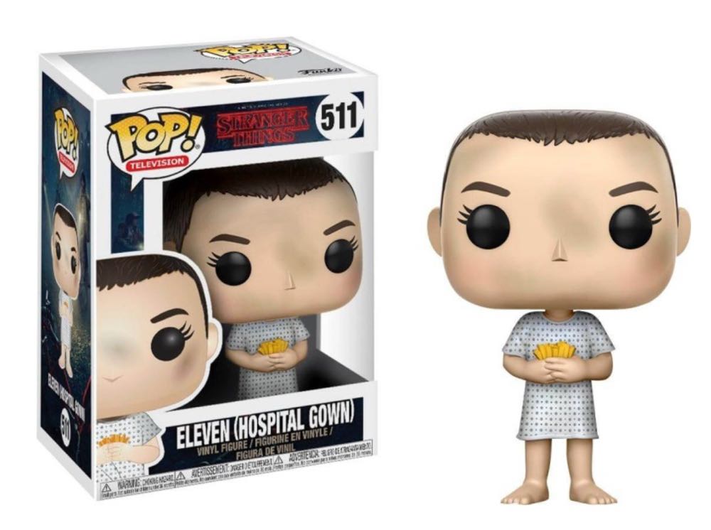 Eleven (Hospital Gown) - Stranger Things vinyl figure collectible [Barcode 889698144247] - Main Image 3