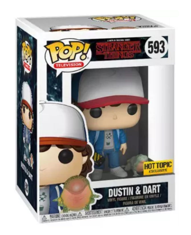 Dustin & Dart S2 - Stranger Things vinyl figure collectible [Barcode 889698243636] - Main Image 2