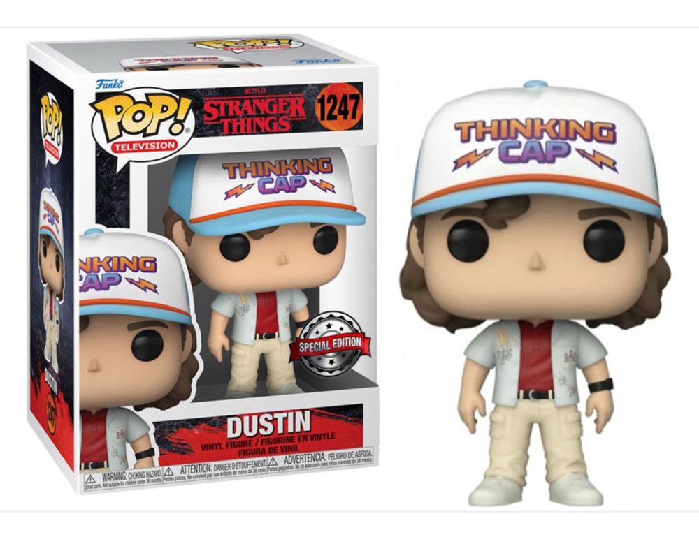 Dustin S4 - Stranger Things vinyl figure collectible [Barcode 889698623902] - Main Image 3