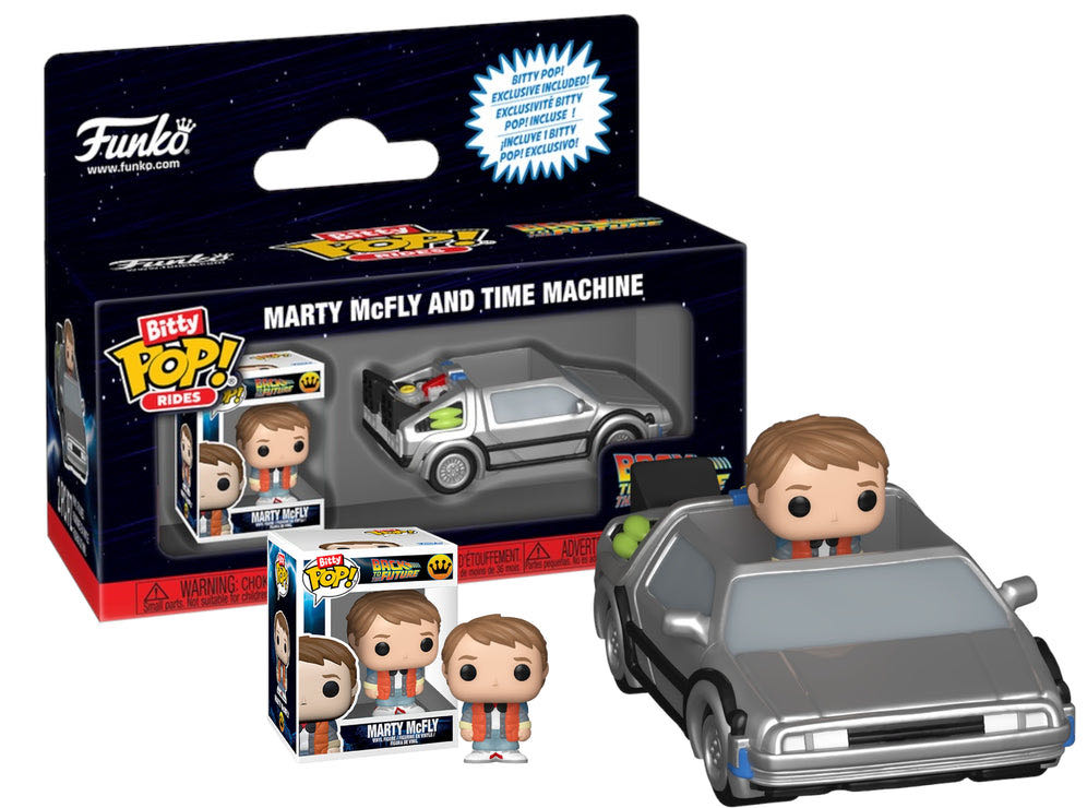 Marty Mcfly And Time Machine - Back to the Future vinyl figure collectible [Barcode 889698855211] - Main Image 4