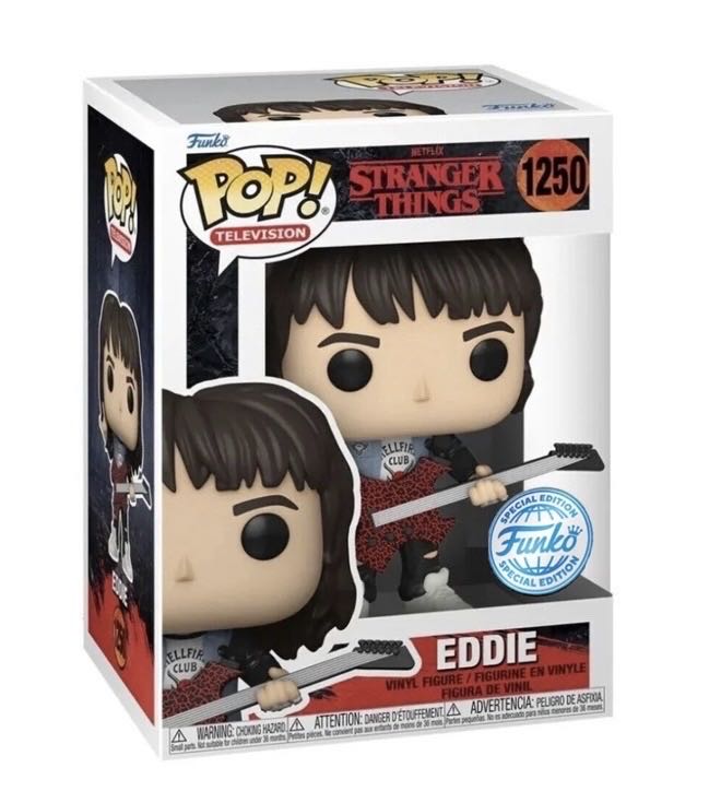 Eddie - Stranger Things vinyl figure collectible [Barcode 889698624008] - Main Image 2