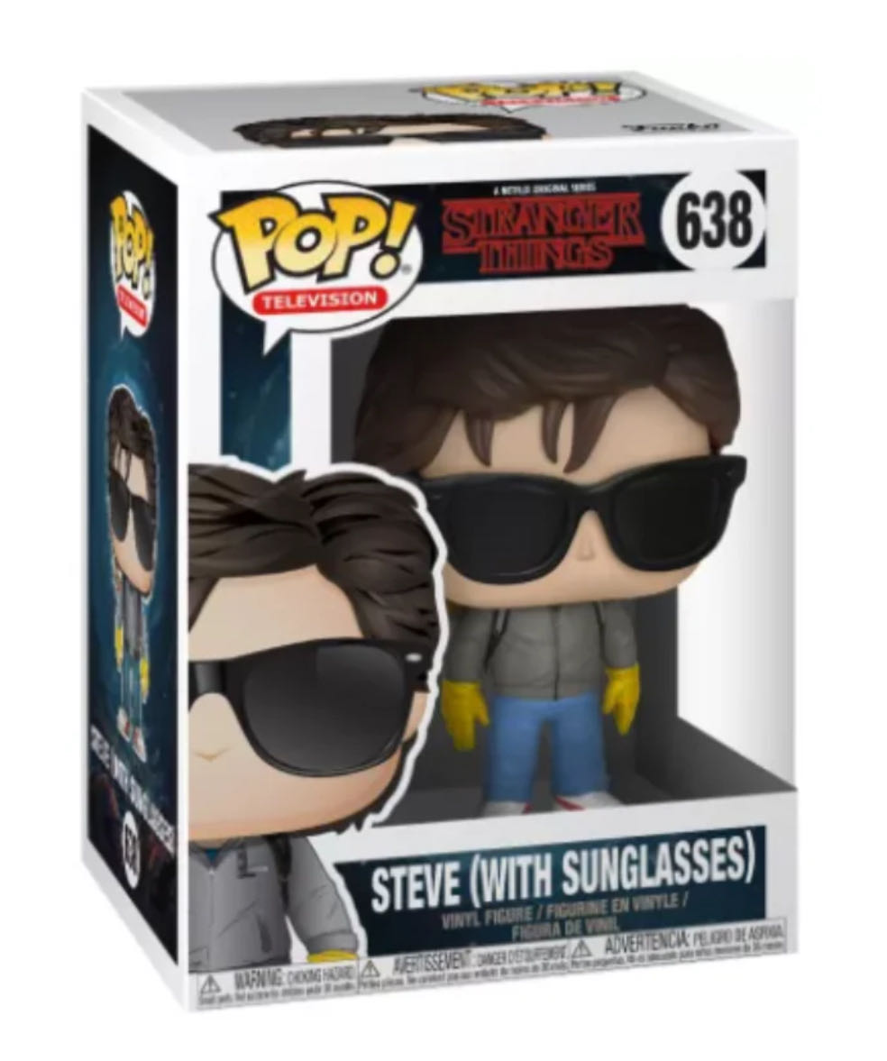 Steve (with Sunglasses) S2 - Stranger Things vinyl figure collectible [Barcode 889698308779] - Main Image 2