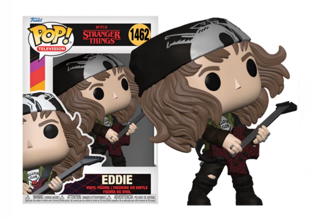 Eddie - Stranger Things vinyl figure collectible [Barcode 889698761017] - Main Image 3