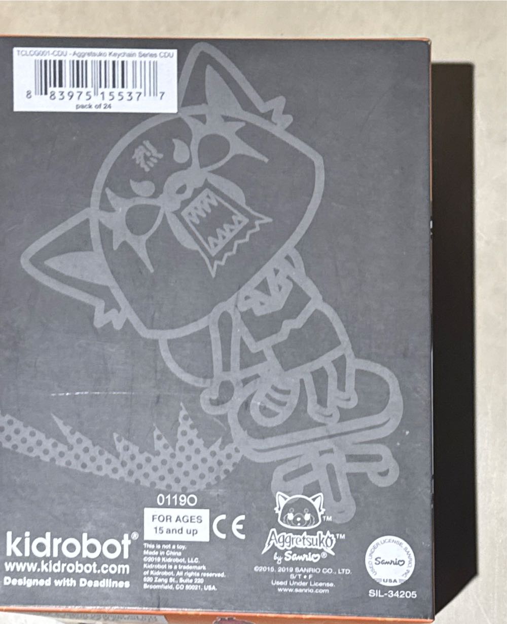 Kidrobot Aggretsuko Vinyl Keychain Series  vinyl figure collectible [Barcode 883975155377] - Main Image 2