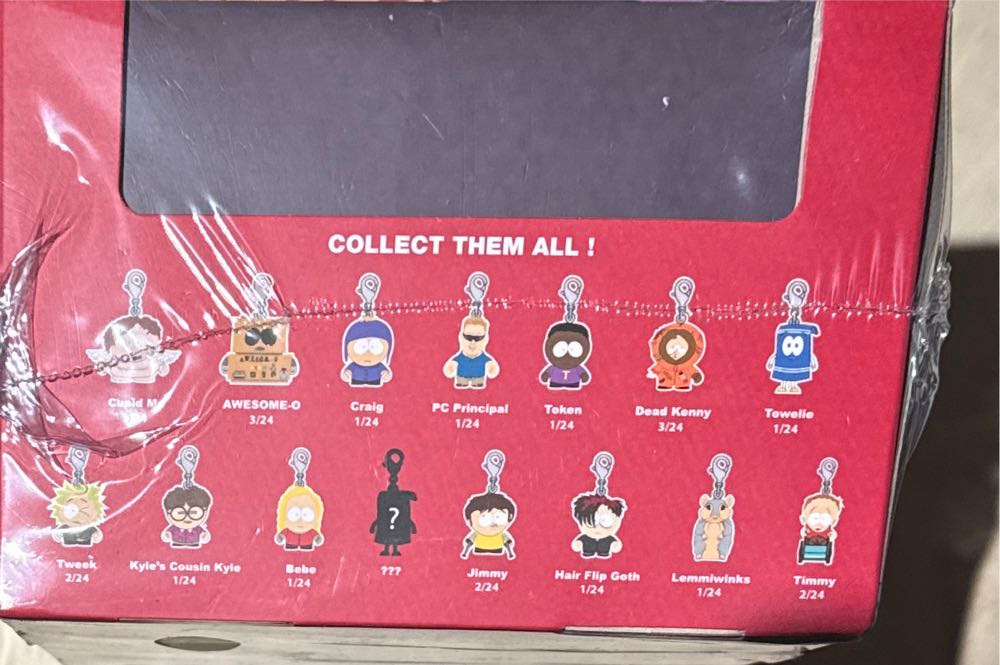 Kidrobot X South Park Vinyl Zipper Pull Keychain Series 2 Sealed Box  vinyl figure collectible [Barcode 883975147389] - Main Image 3