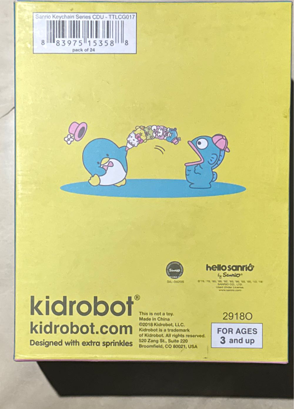 Kidrobot X Hello Sanrio Ice Cream Cone Vinyl Keychain Series  vinyl figure collectible [Barcode 883975153588] - Main Image 2