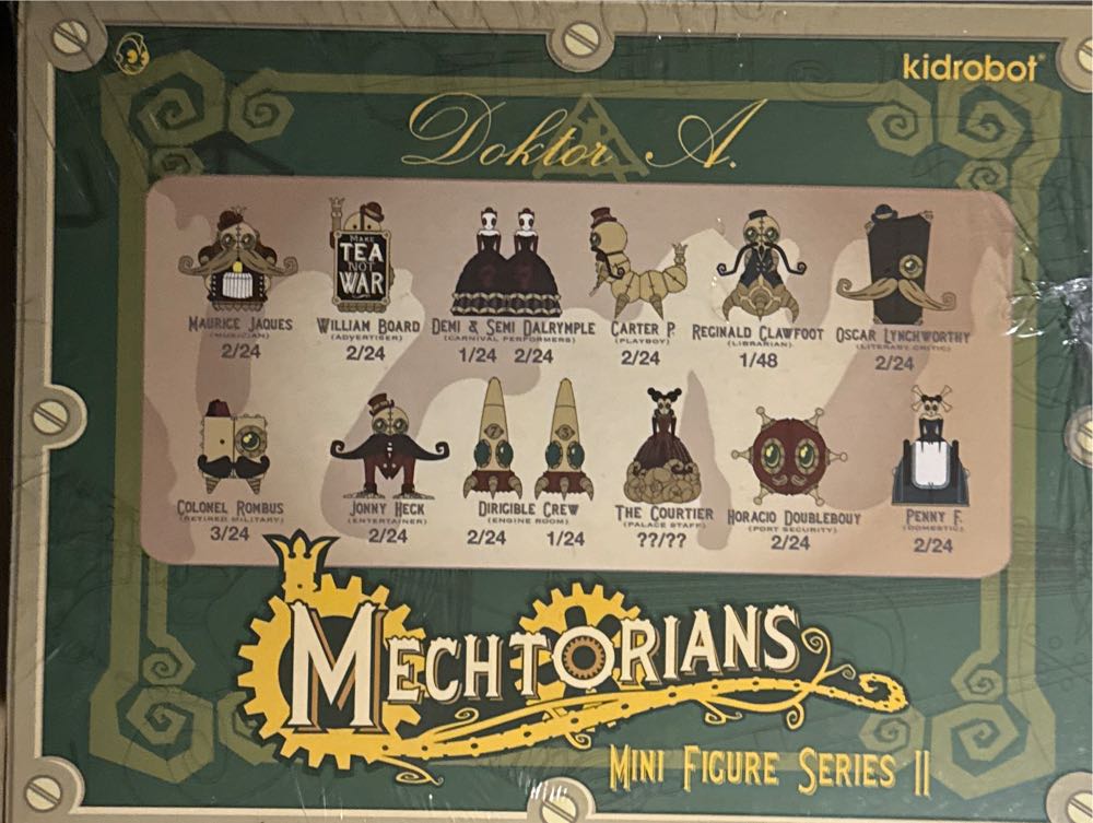 Kidrobot X Doktor A Mechtorians Mini Figure Series II Sealed Case Of 24 ...  vinyl figure collectible [Barcode 883975153540] - Main Image 3