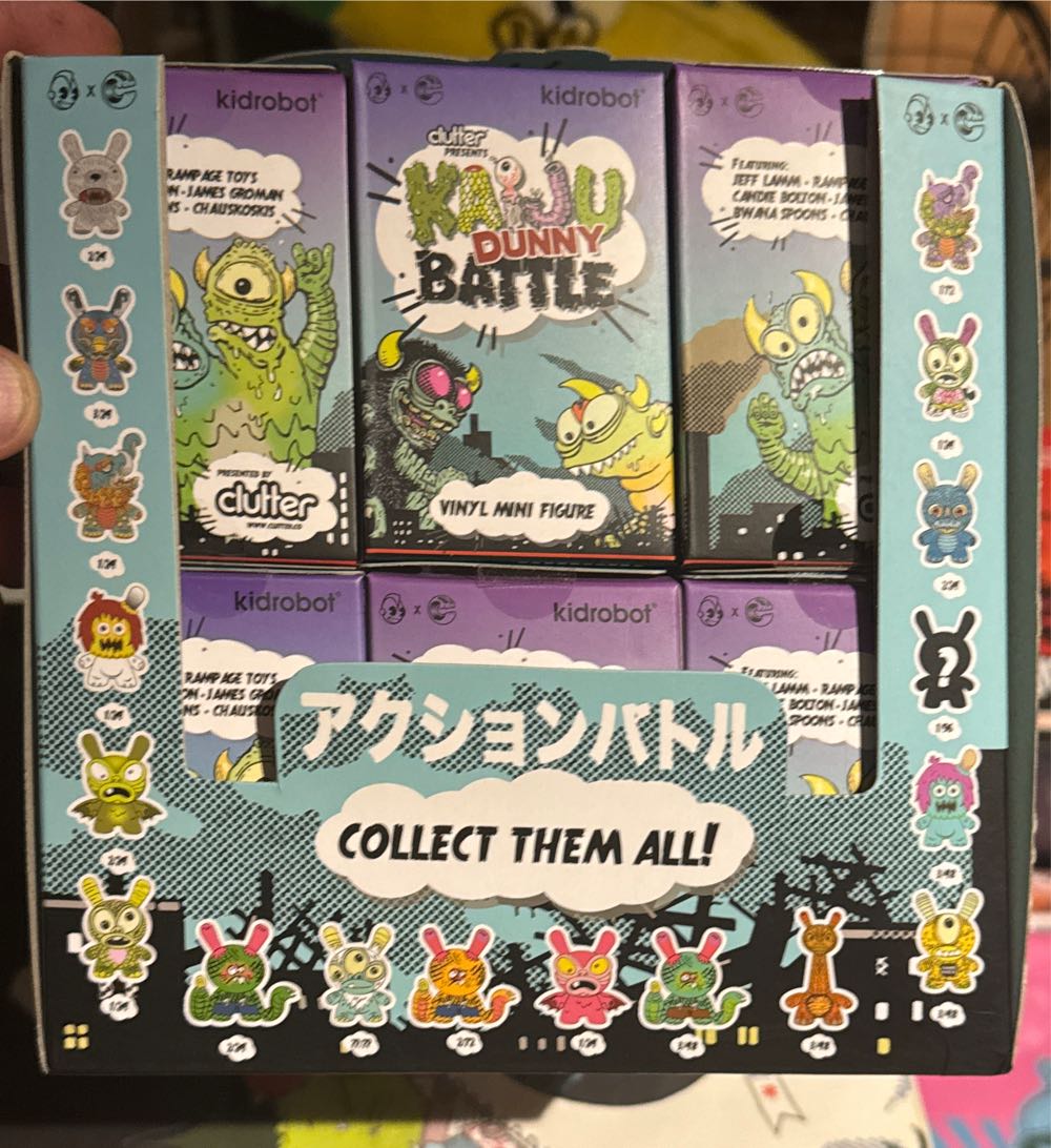 Kidrobot Kaiju Dunny Battle Vinyl Mini Figure Series  vinyl figure collectible [Barcode 883975153458] - Main Image 2