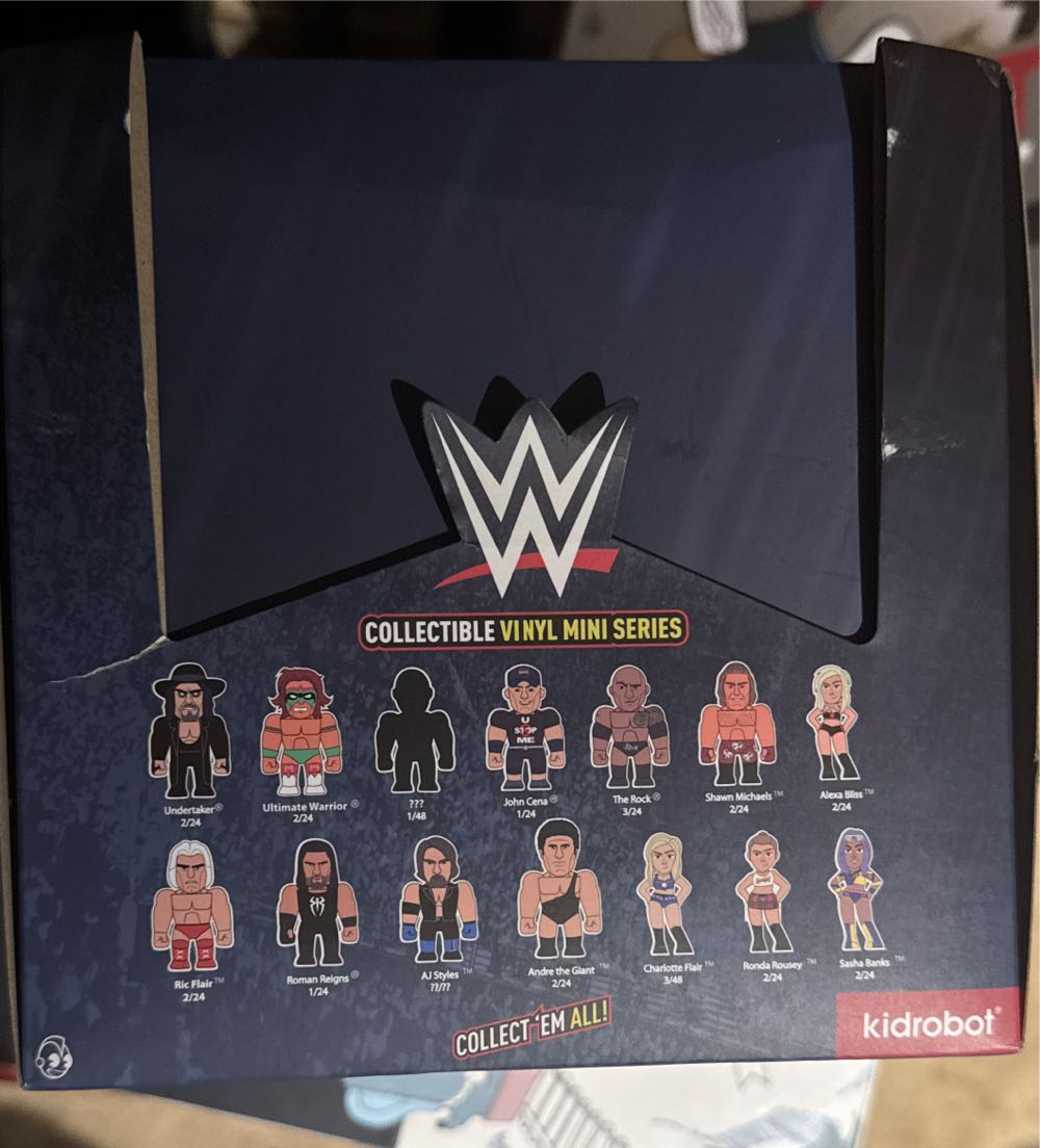 Kidrobot X WWE Collectible Vinyl Mini Series  vinyl figure collectible [Barcode 883975157562] - Main Image 3