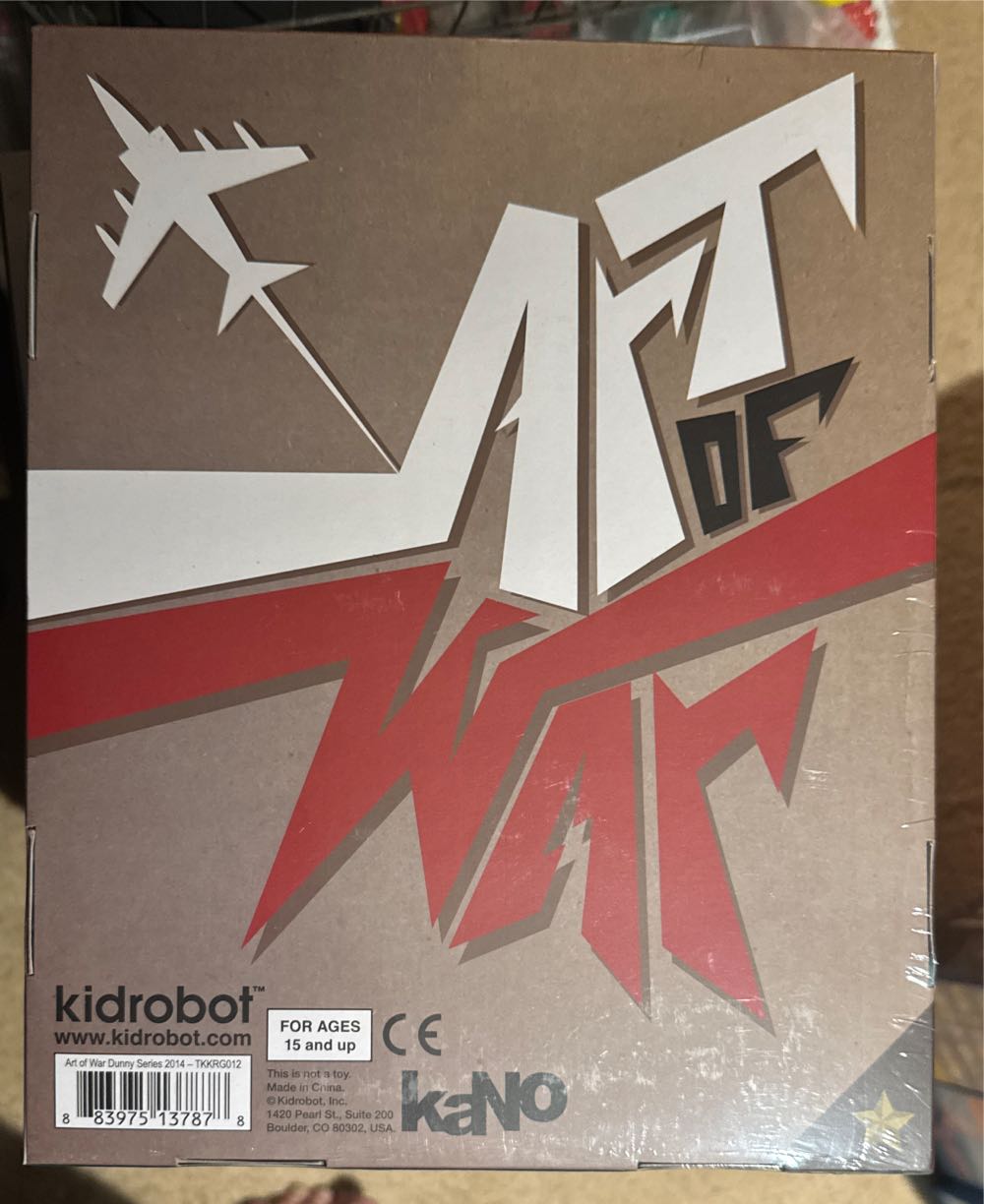 Kidrobot Art Of War Dunny Series Sealed Case  vinyl figure collectible [Barcode 883975137878] - Main Image 2