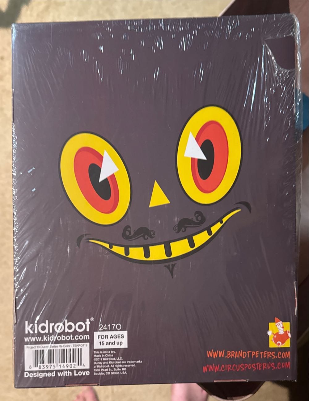 Kidrobot X Brandt Peters Project 13 Dunny Series Re Color  vinyl figure collectible [Barcode 883975149024] - Main Image 3