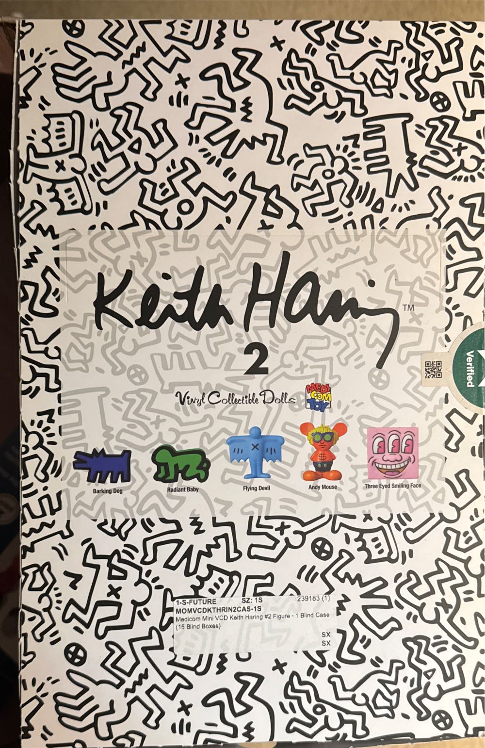 Medicom X Keith Haring 2 Mini Vinyl Collectible Dolls  vinyl figure collectible [Barcode 4530956213538] - Main Image 2