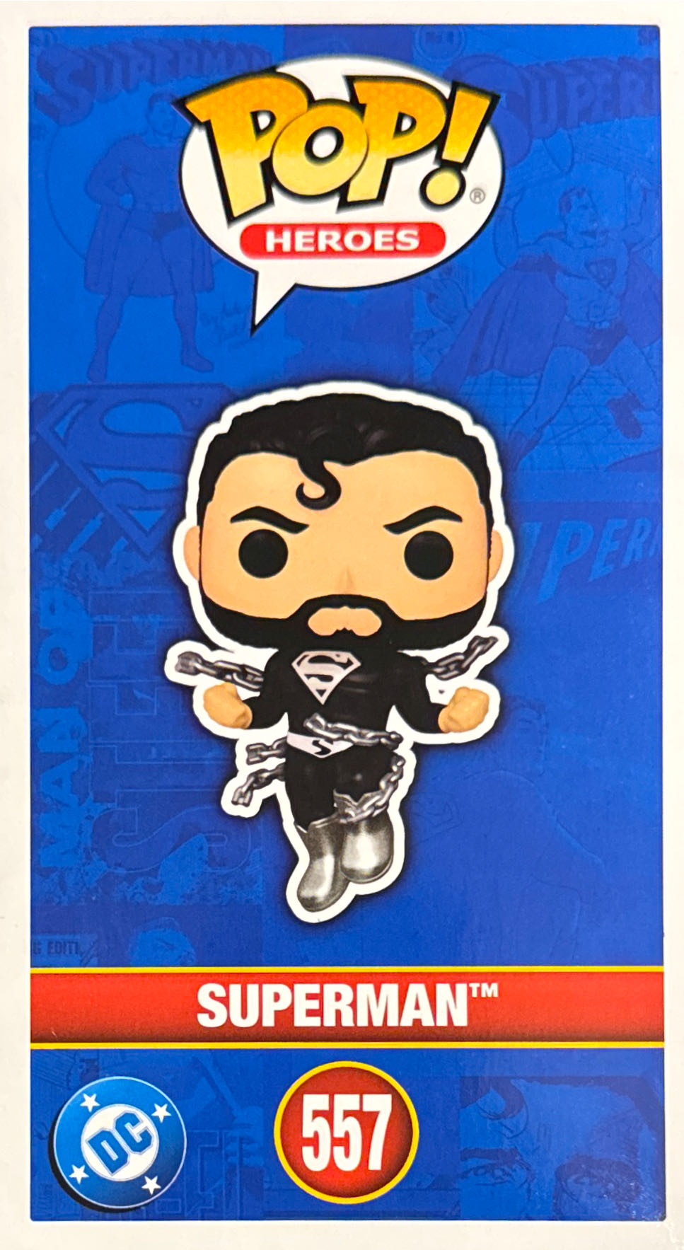 Funko Pop Heroes: Superman #557 Target Exclusive  vinyl figure collectible [Barcode 889698871884] - Main Image 2
