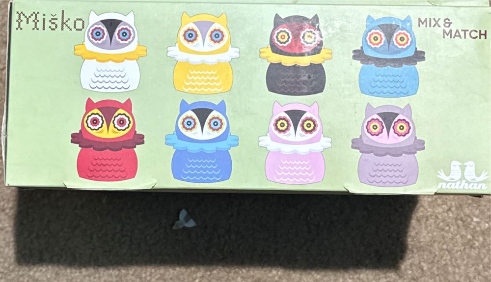 Kidrobot X Nathan Jurevicius Misko Mini Series Owl Wood Art Blind Box Case  vinyl figure collectible [Barcode 883975114077] - Main Image 2