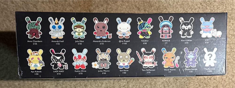 Kidrobot Dunny Fatale Series Sealed Case  vinyl figure collectible [Barcode 883975074401] - Main Image 2